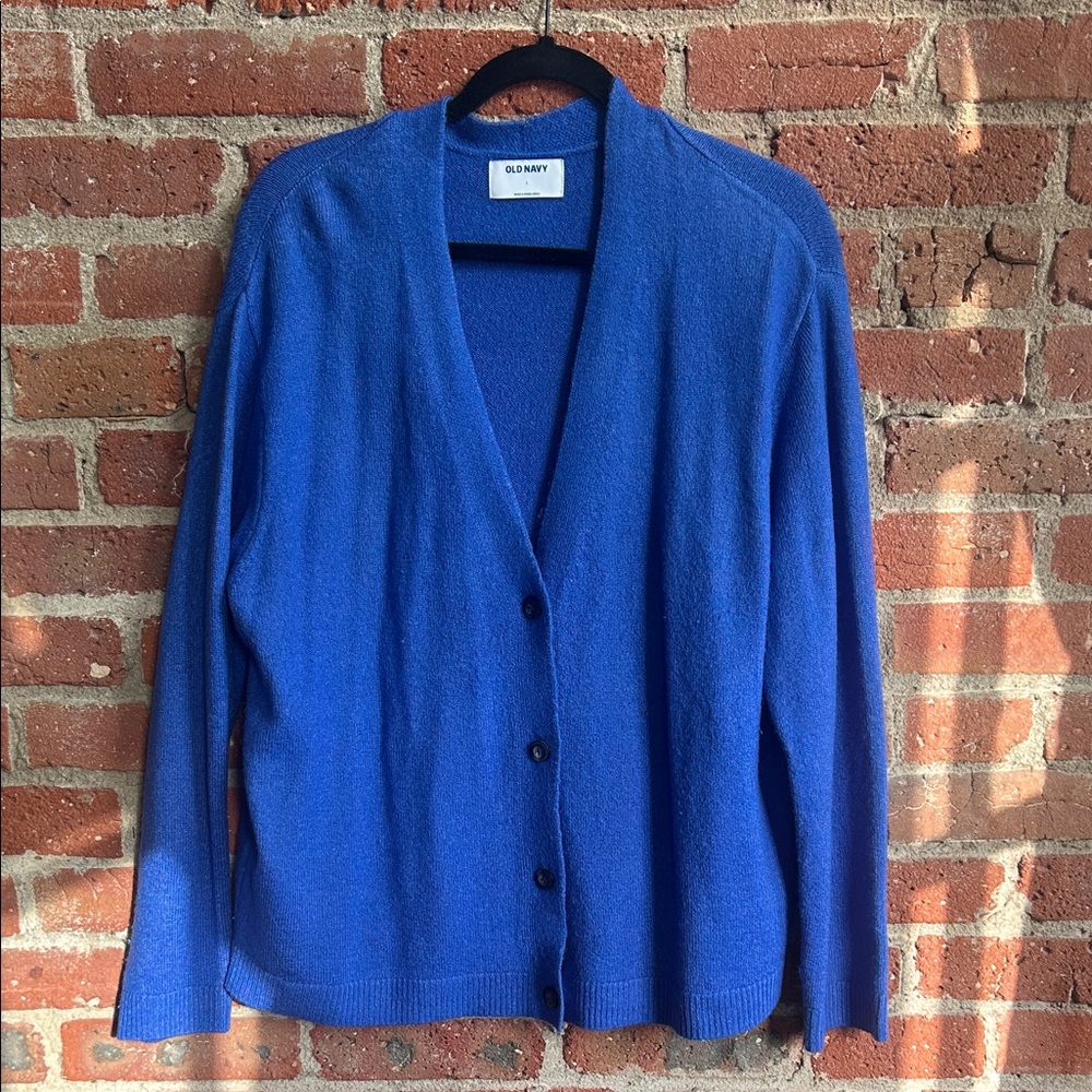Old Navy Women's Vibrant Blue Cardigan